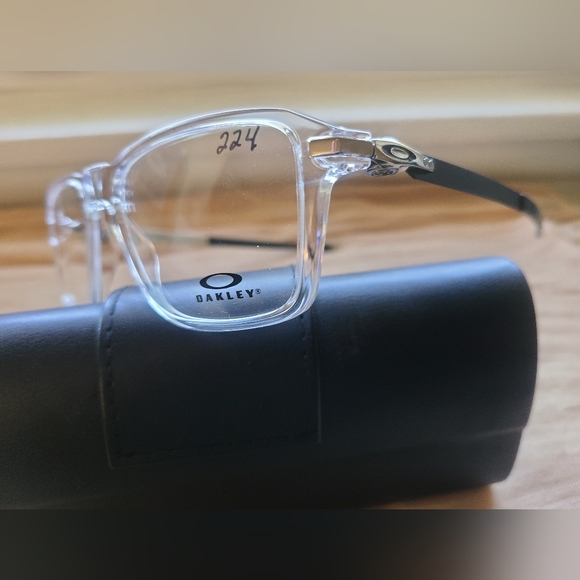 NEW & AUTHENTIC OAKLEY FRAME MODEL OX8166, SIZE 54-16-140, COLOR CLEAR POLISH - Picture 3 of 4